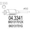 MTS 04.3341 Catalytic Converter